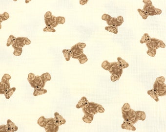 Double Cotton Gauze Fabric,Cotton Fabric, Muslin Cotton Fabric,Baby Fabric,Sleepwear Fabric,Natural Fabric,Blanket Fabric,Fabric by 1/2 yard