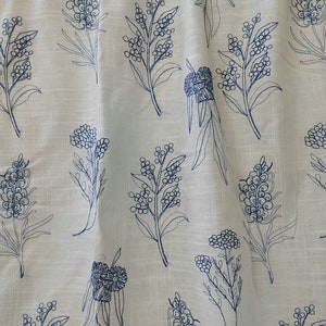 Floral Linen Cotton Fabric,Embroidered Fabric,Floral Fabric,Embroidered Fabric,Soft Fabric,Summer Dress Fabric,Fabric Notions,Cotton Fabric