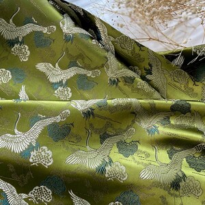 Hunter Green/Multicolor Broacade Fabric main image 0