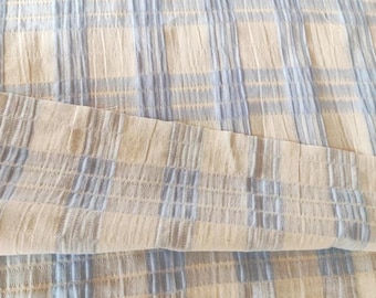 Soft Cotton Fabric,Blue Fabric,Soft Fabric,Plaid Cotton Fabric,Quilting Fabric,Dress Fabric,Fabric By 1/2 Yard,Cotton Fabric,Baby Fabric