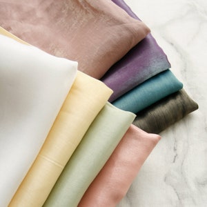 Solid Satin Fabric,Curtain Fabric,Plain Satin Fabric,Purple Satin Fabric,Soft Fabric,Summer Dress Fabric,Fabric By The Yard,Satin Fabric