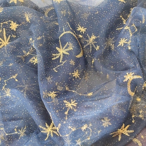 Star Lace Fabric,Wedding Tulle Mesh Fabric,Dress Fabric,Wedding Lace Fabric,Bridal Dress Fabric,Decor Fabric,Fabric By Yard