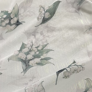 Flower Chiffon Fabric,Designer Fabric,Flower Fabric,Chiffon Fabric,Printed Fabric,Soft Fabric,Summer Dress Fabric,Fabric By The Yard