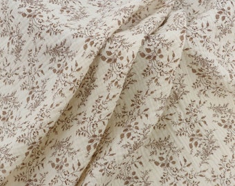 Double Cotton Gauze Fabric,Cotton Fabric, Muslin Cotton Fabric,Baby Fabric,Sleepwear Fabric,Natural Fabric,Clothes Fabric,Fabric by 1/2 yard