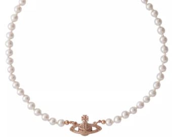 Vivienne Westwood Pearl Necklace - Etsy 