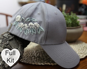 Volledige set borduurmuts: vintage bloemenpatroon knutselen