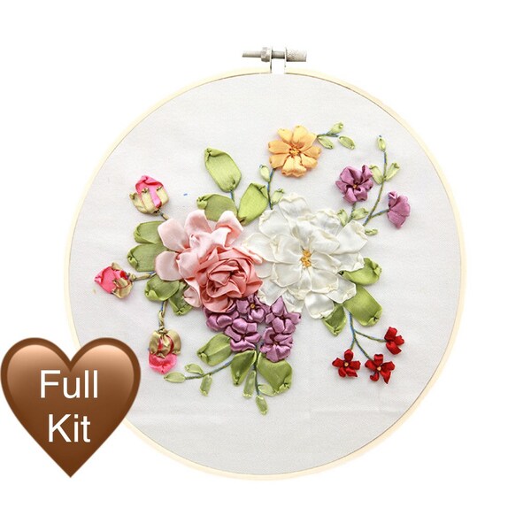 Ribbon Embroidery Etsy