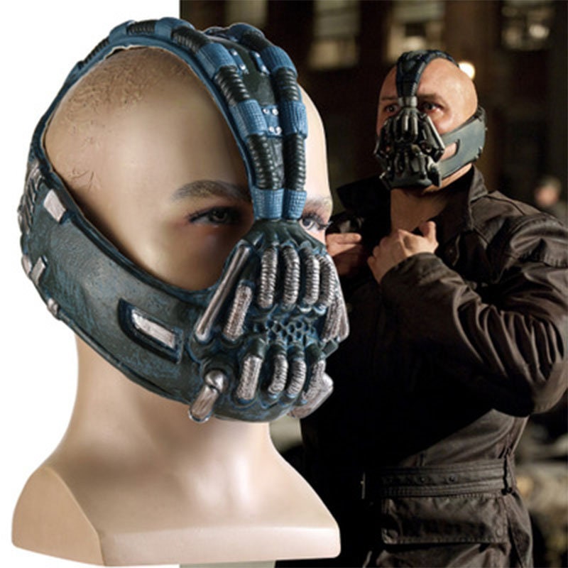 Batman The Dark Knight Rises Bane Adult Mask With Voice Changer Batman  Costumes TV Store Online | Halloween Batman Dark Knight Rises Bane Mask  Cosplay Props Party Horror Headwear Scary Fancy Dress