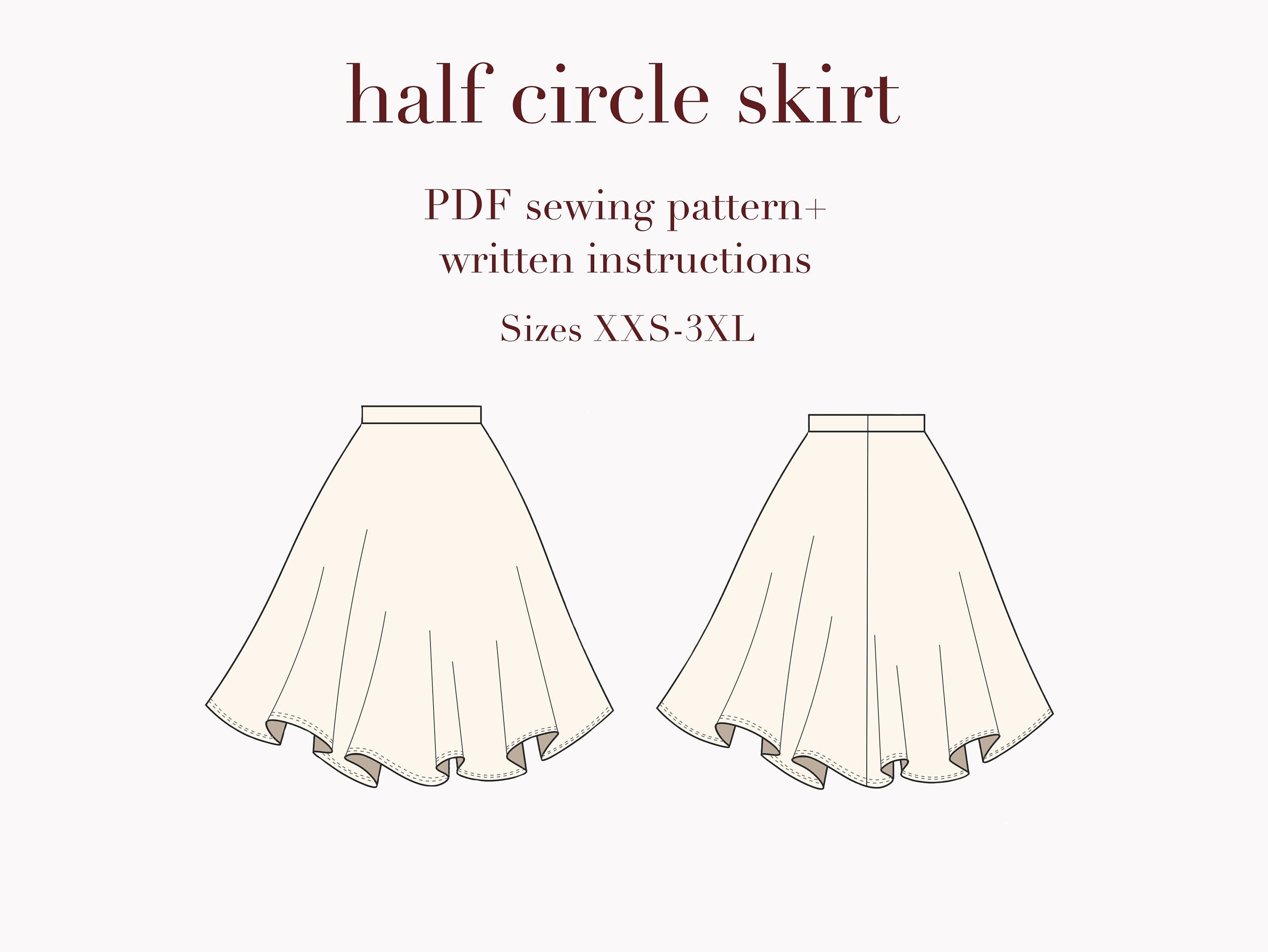 25+ Designs Mini Circle Skirt Pattern - MelinaDiego