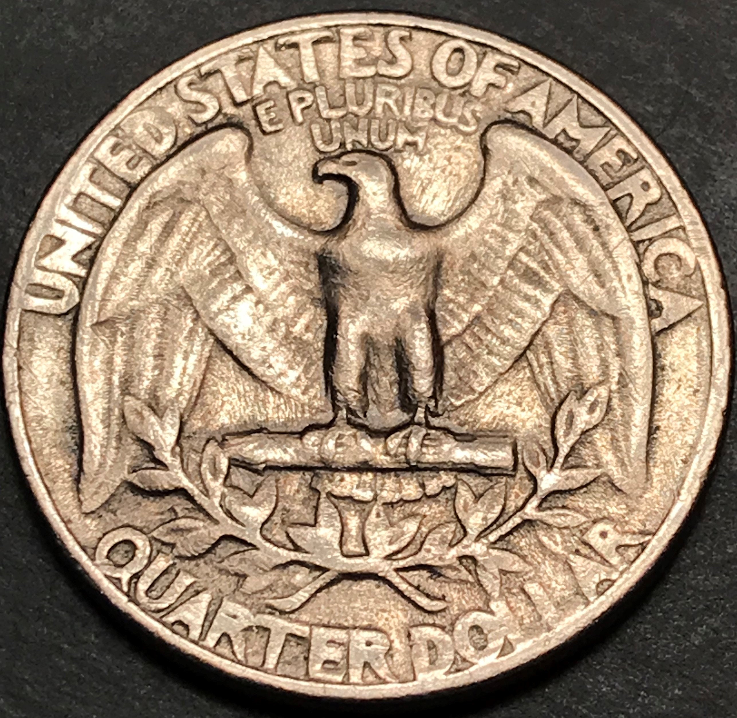 1965 Double Headed Quarter - 0f516uw