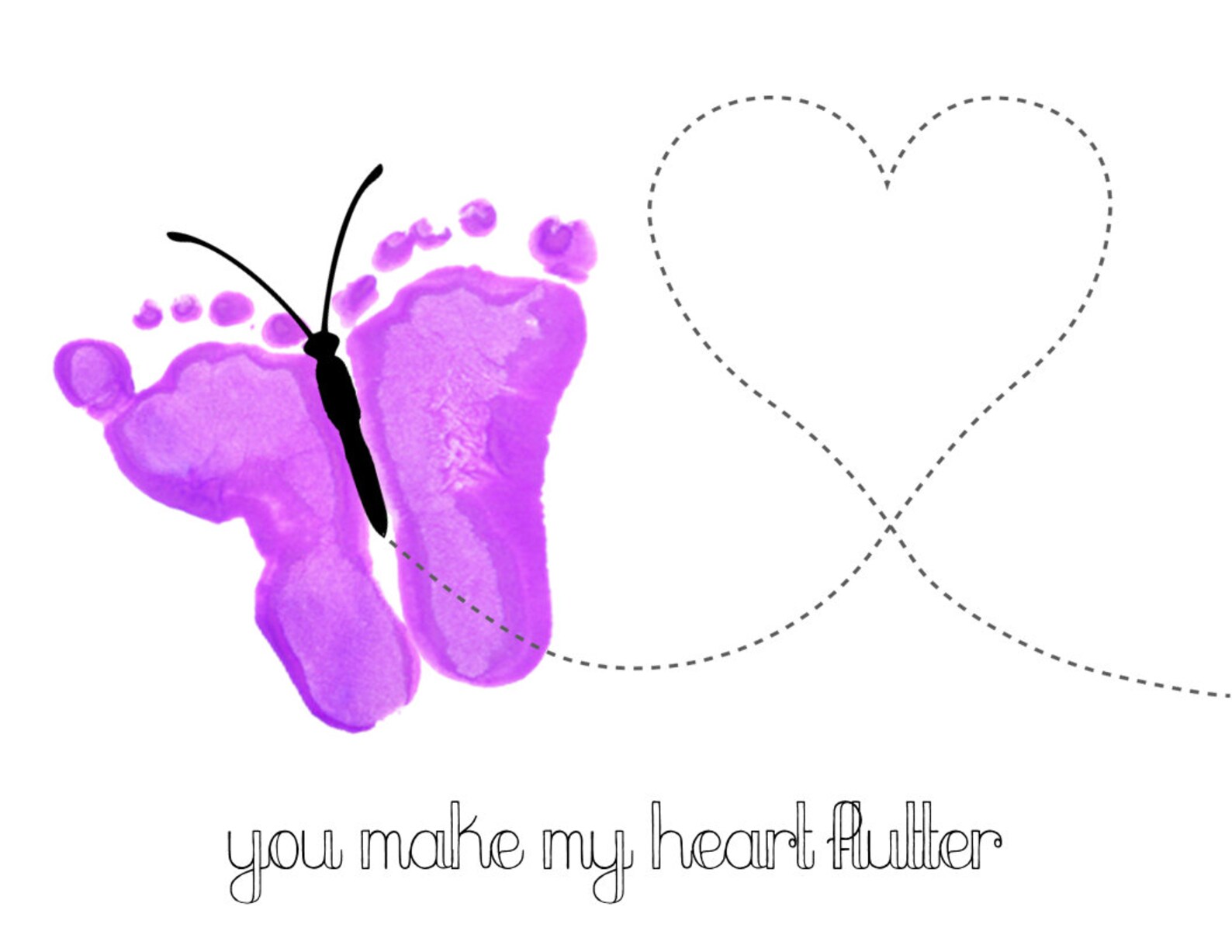 Printable Footprint Gift Printable Footprint Baby Footprint Etsy