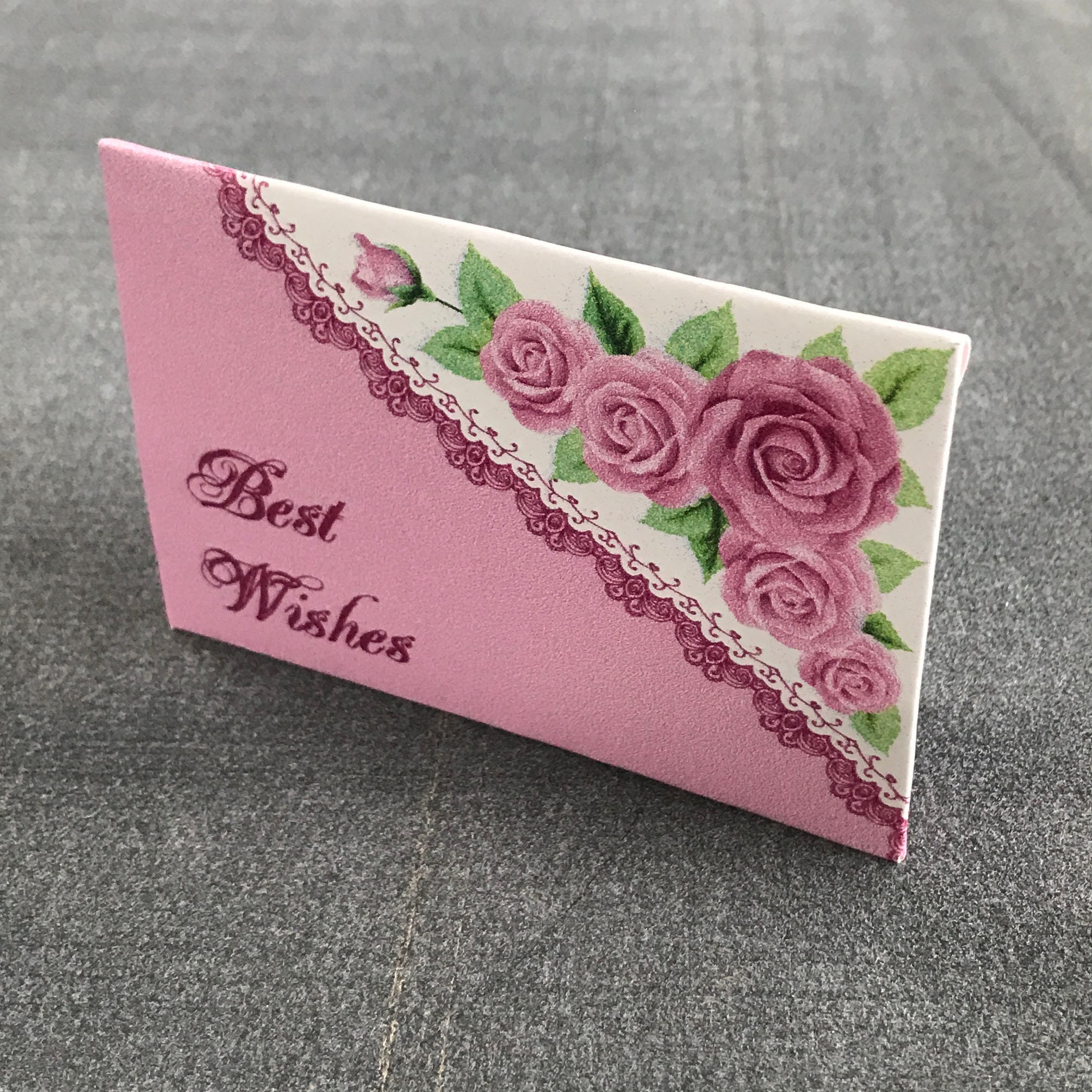 Best Wishes Envelope Editable & Printable Box TemplateSvg Etsy Portugal