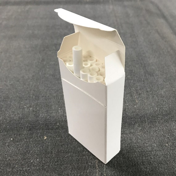 white cigarette box Custom Boxes which include coating TREASURER Luxury White Cigarettes