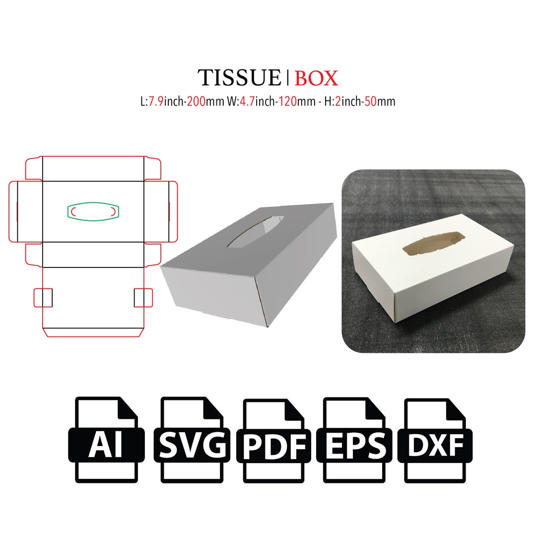 Tissue Box Template,tissue Holder,napkin Holder,tissue Box With ...