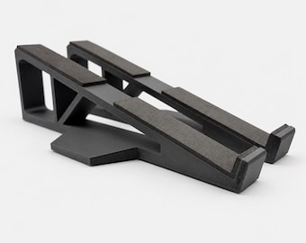 Universal Synth Stand Pair, 15 Degree Tilt for Drum Machines, Samplers and Mixers
