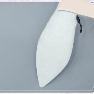 4 Colors Lop Bunny Rabbit Ears Hairband, Halloween Animal Cosplay White ...