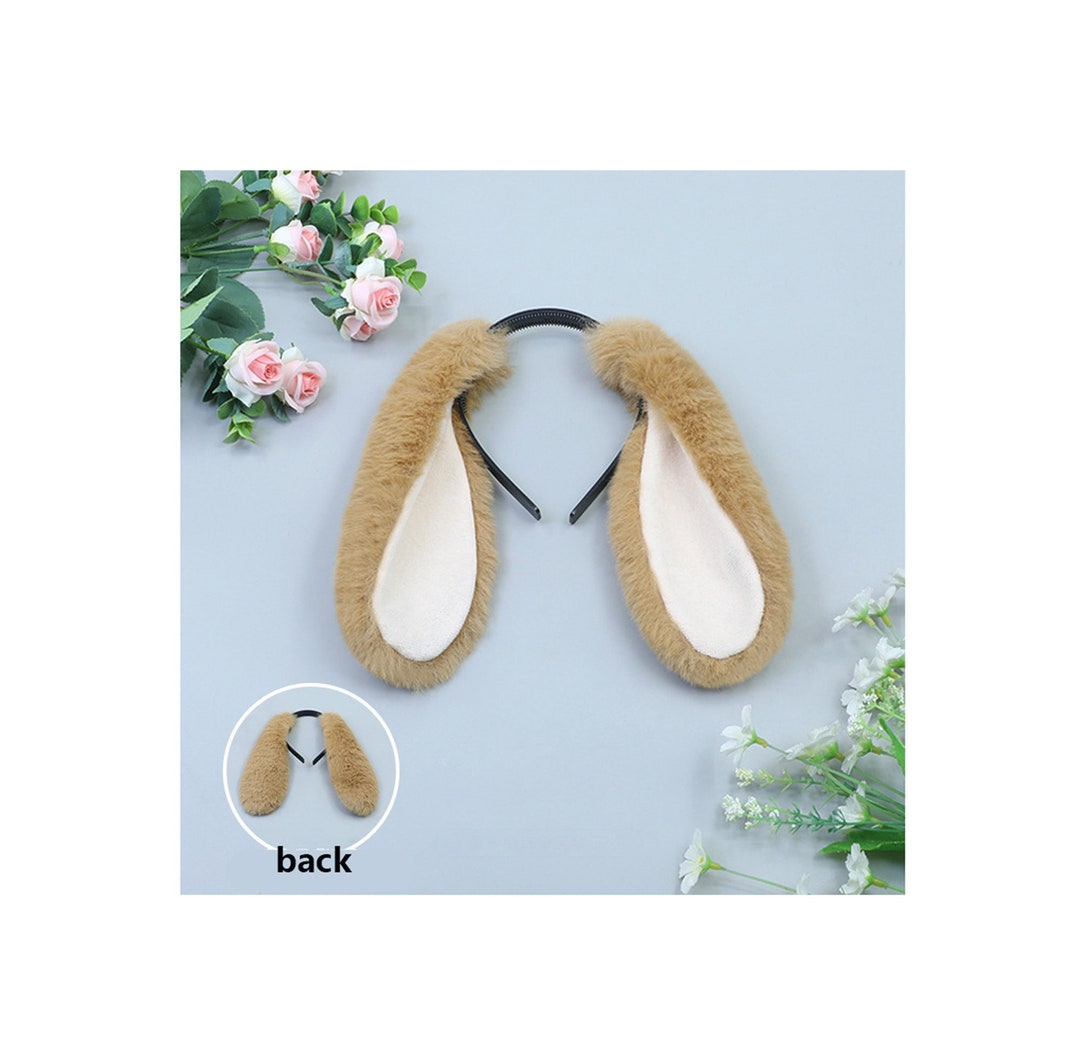 5 Colors Lop Bunny Rabbit Ears Headband Hairband,halloween Animal ...