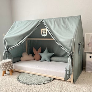CANOPY bed, Montessori bed canopy, bed curtains, Montessori house, bed canopy curtains full, canopy bed curtains, play tent, bed baldachin