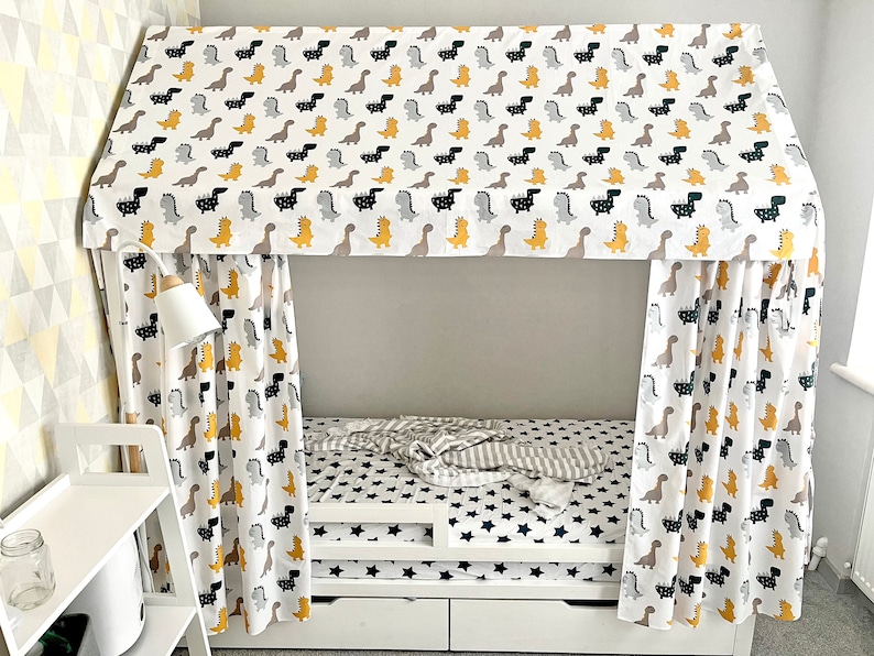 CANOPY Bed Montessori Bed Canopy Bed Curtains Montessori Etsy