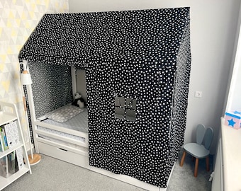 CANOPY bed, Montessori bed canopy, bed curtains, Montessori house, bed canopy curtains full, canopy bed curtains, play tent, bed baldachin