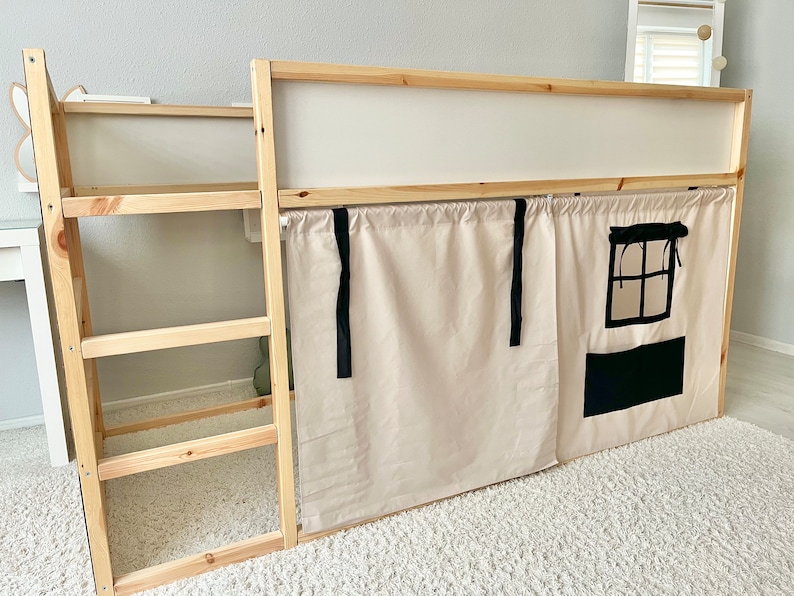 Ikea Kura Curtains Kura Curtains Bed Canopy Ikea Kura Bed Etsy