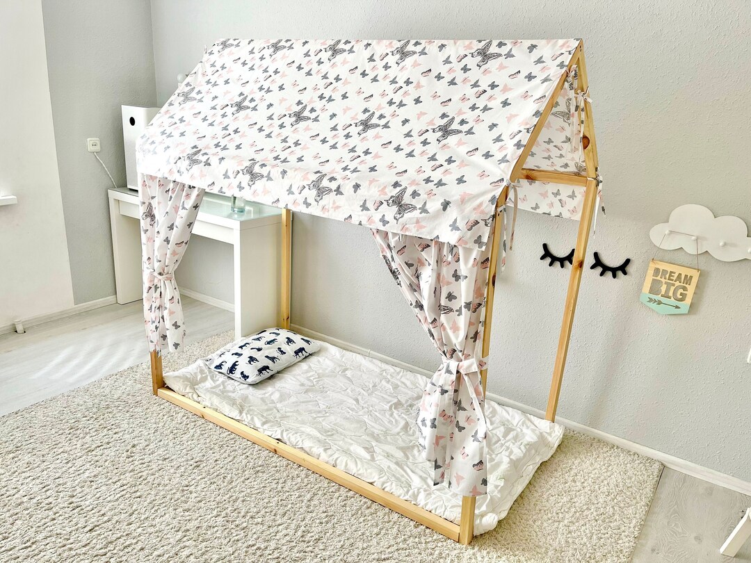 CANOPY Bed, Montessori Bed Canopy, Bed Curtains, Montessori House, Bed