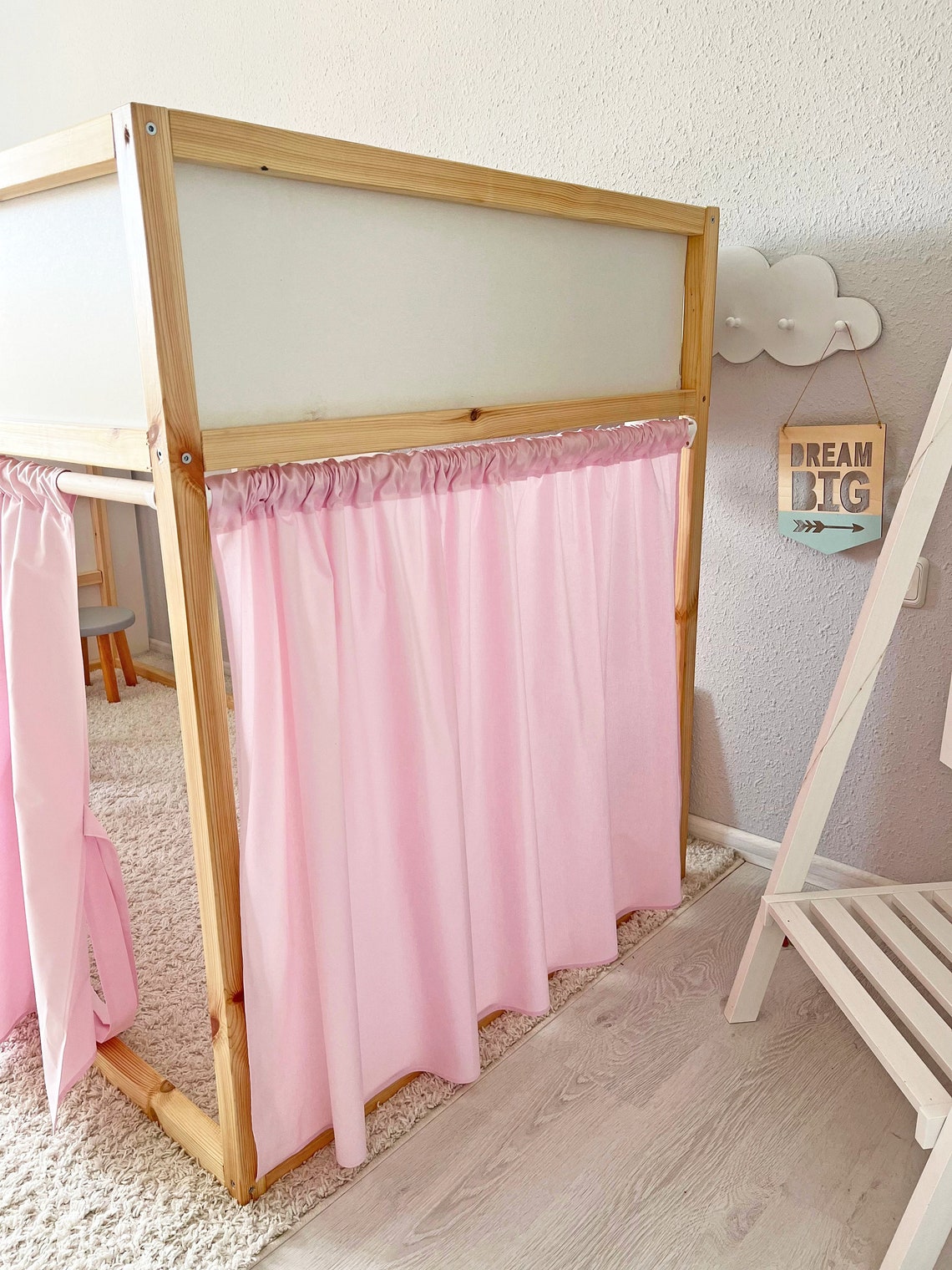 Ikea Kura Curtains Kura Curtains Bed Canopy Ikea Kura Bed Etsy