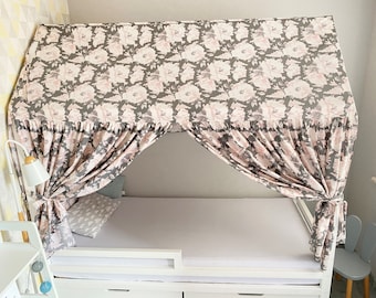 CANOPY bed, Montessori bed canopy, bed curtains, Montessori house, bed canopy curtains full, canopy bed curtains, play tent, bed baldachin