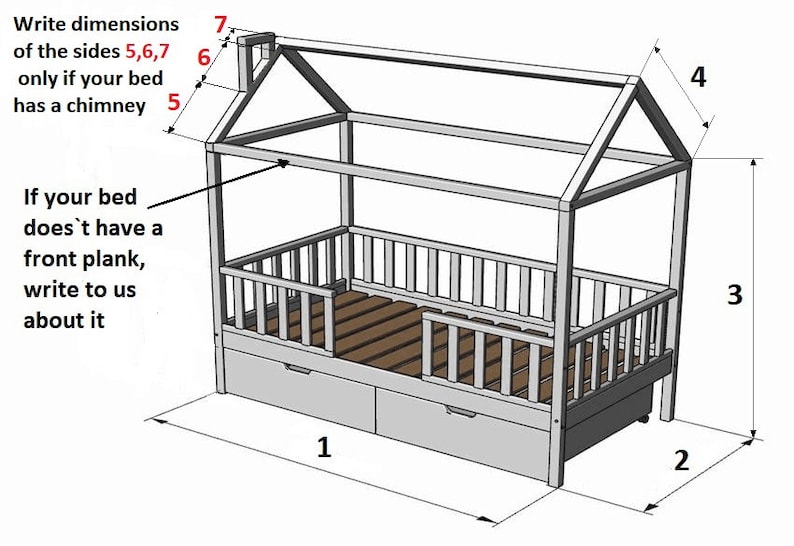 CANOPY Bed Montessori Bed Canopy Bed Curtains Montessori Etsy