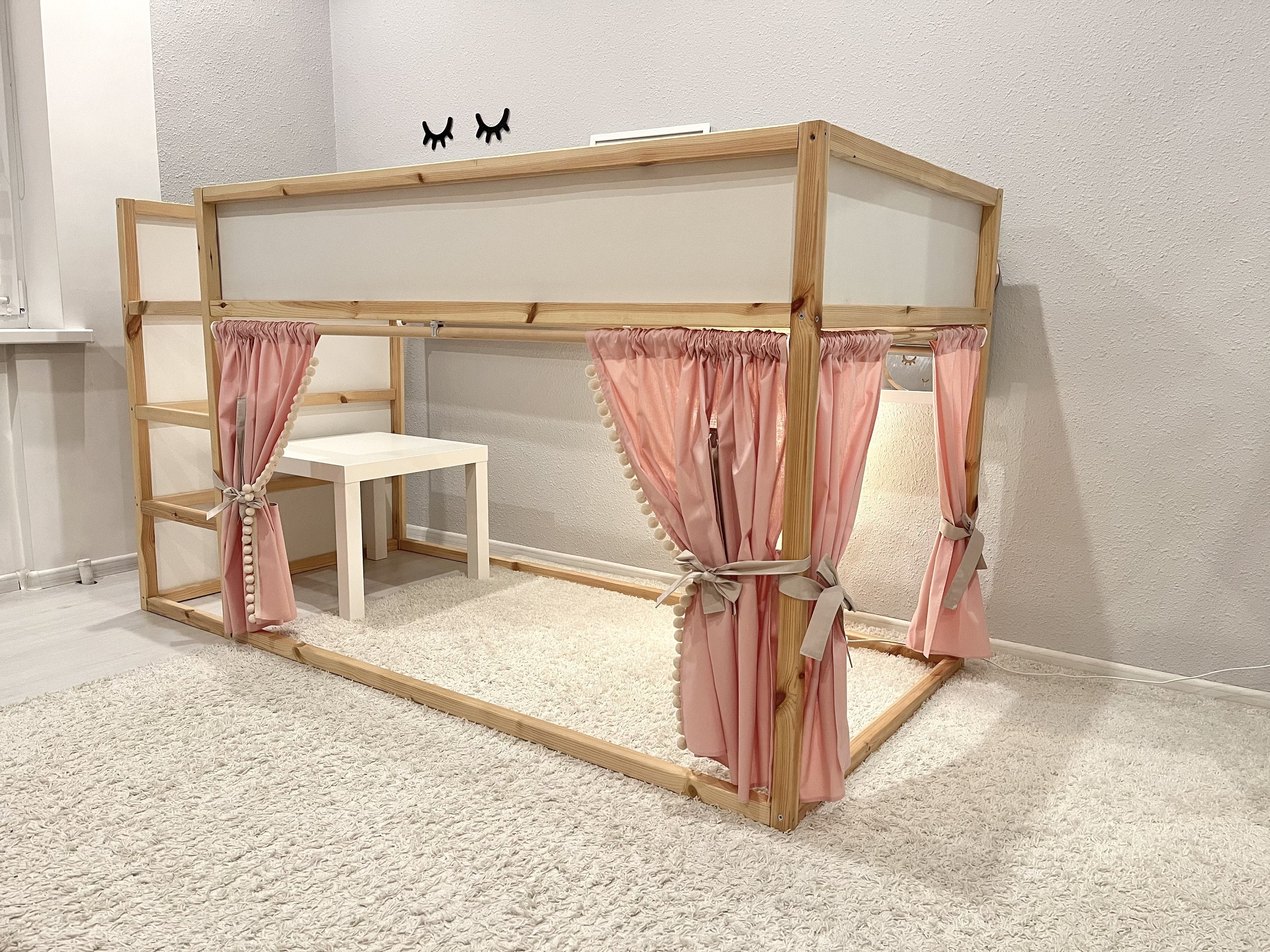 Ikea Kura Curtains Kura Curtains Bed Canopy Ikea Kura Bed Etsy Canada