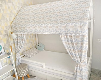 CANOPY bed, Montessori bed canopy, bed curtains, Montessori house, bed canopy curtains full, canopy bed curtains, play tent, bed baldachin