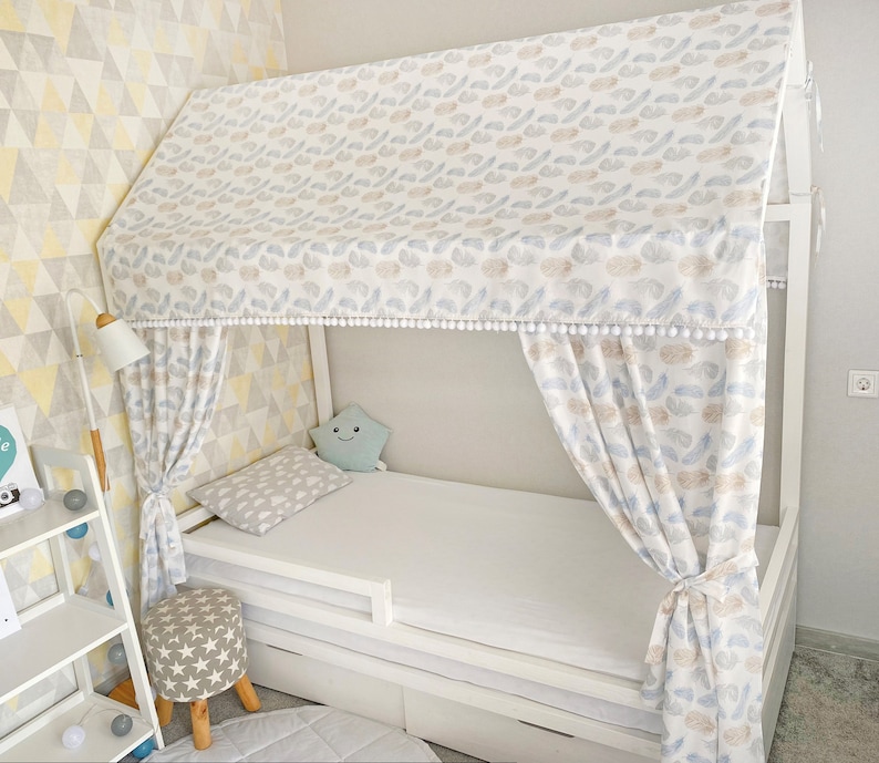 CANOPY Bed Montessori Bed Canopy Bed Curtains Montessori Etsy