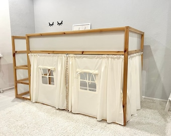 Ikea kura curtains, kura curtains, bed canopy, Ikea kura bed, Ikea kura bunk curtain, canopy bed house, canopy bed