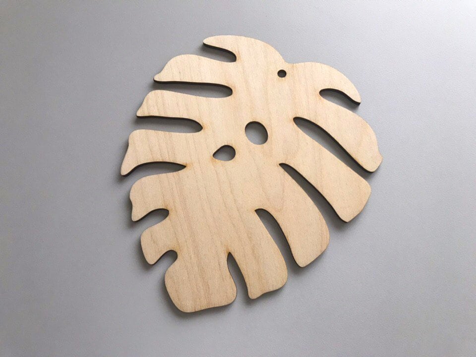 Monster wood sheet, wood sheet, monster, teepee decor, tipi decor, monstera sheet