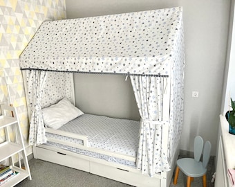 Montessori Bed Canopy, Custom Bed Curtains