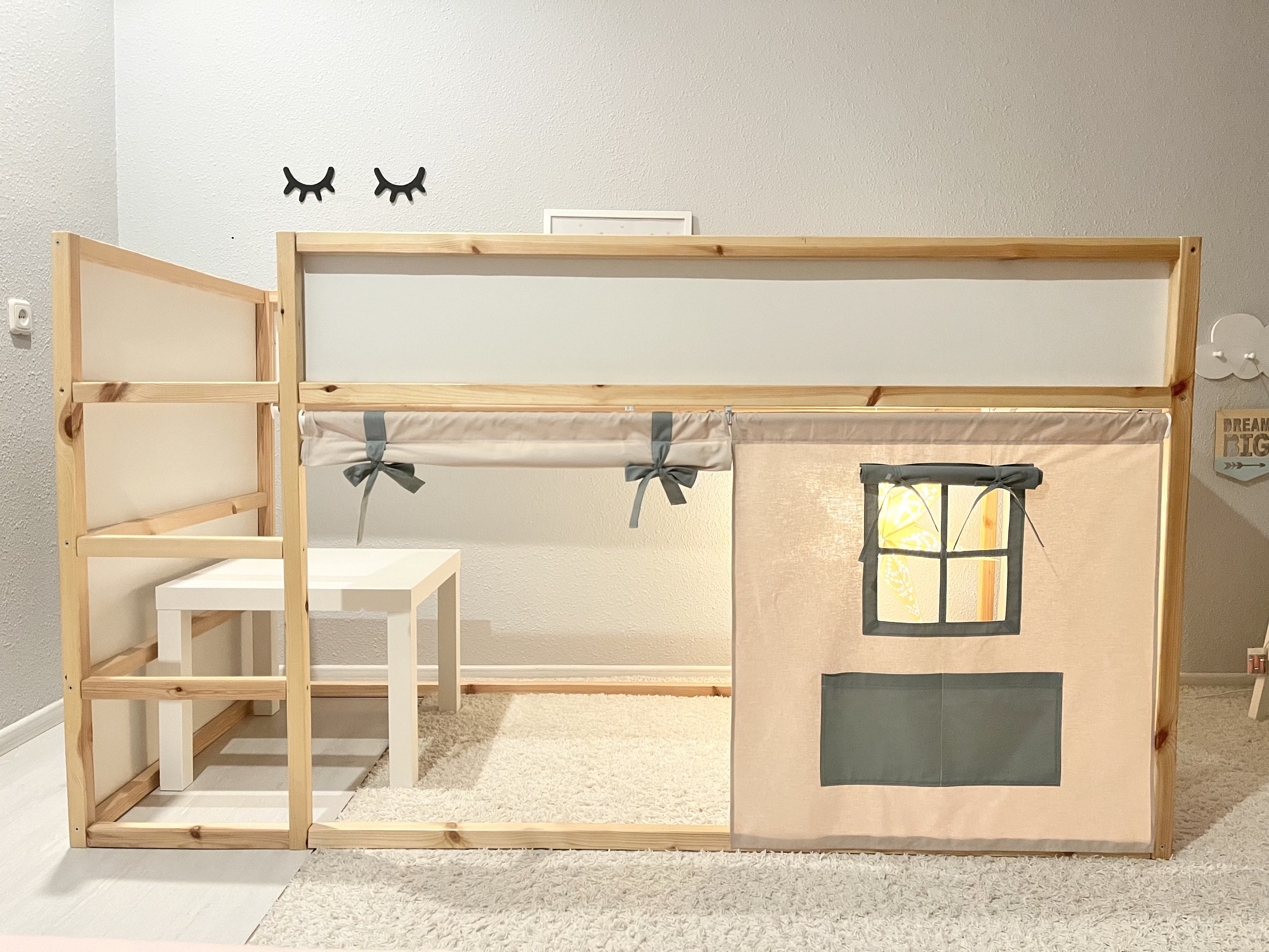 Ikea kura gordijnen kura gordijnen bed luifel Ikea kura Etsy Nederland