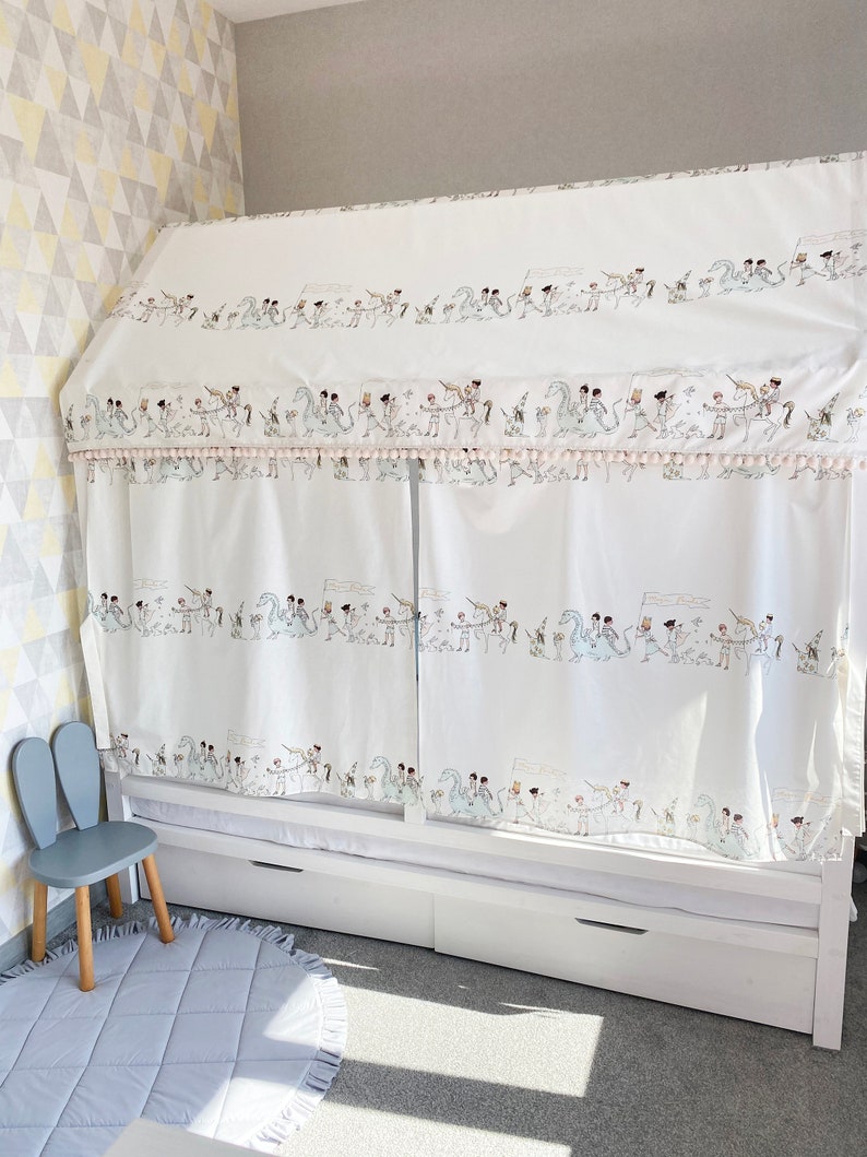 CANOPY Bed Montessori Bed Canopy Bed Curtains Montessori Etsy