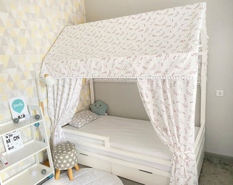 CANOPY bed, Montessori bed canopy, bed curtains, Montessori house, bed canopy curtains full, canopy bed curtains, play tent, bed baldachin