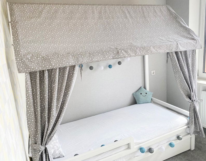 CANOPY Bed Montessori Bed Canopy Bed Curtains Montessori Etsy