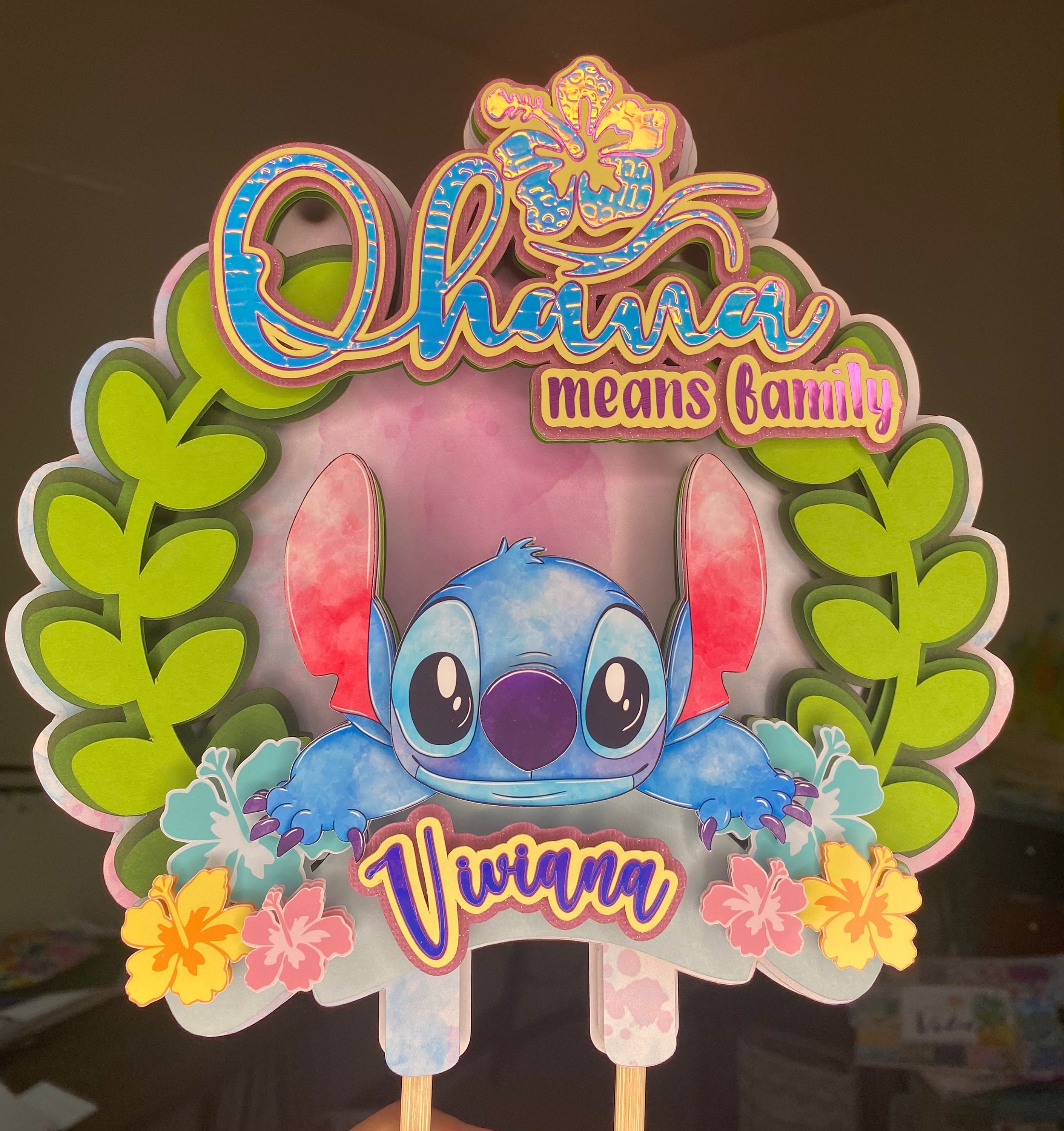 Stitch cake topper(unofficial)