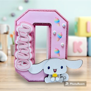 Personalized 3D Letter: Cinna Birthday Party Decoration