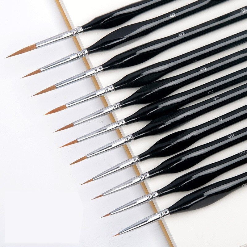 Craft Paint Brushes - Fine Detail Brush - Arts and Craft Supplies