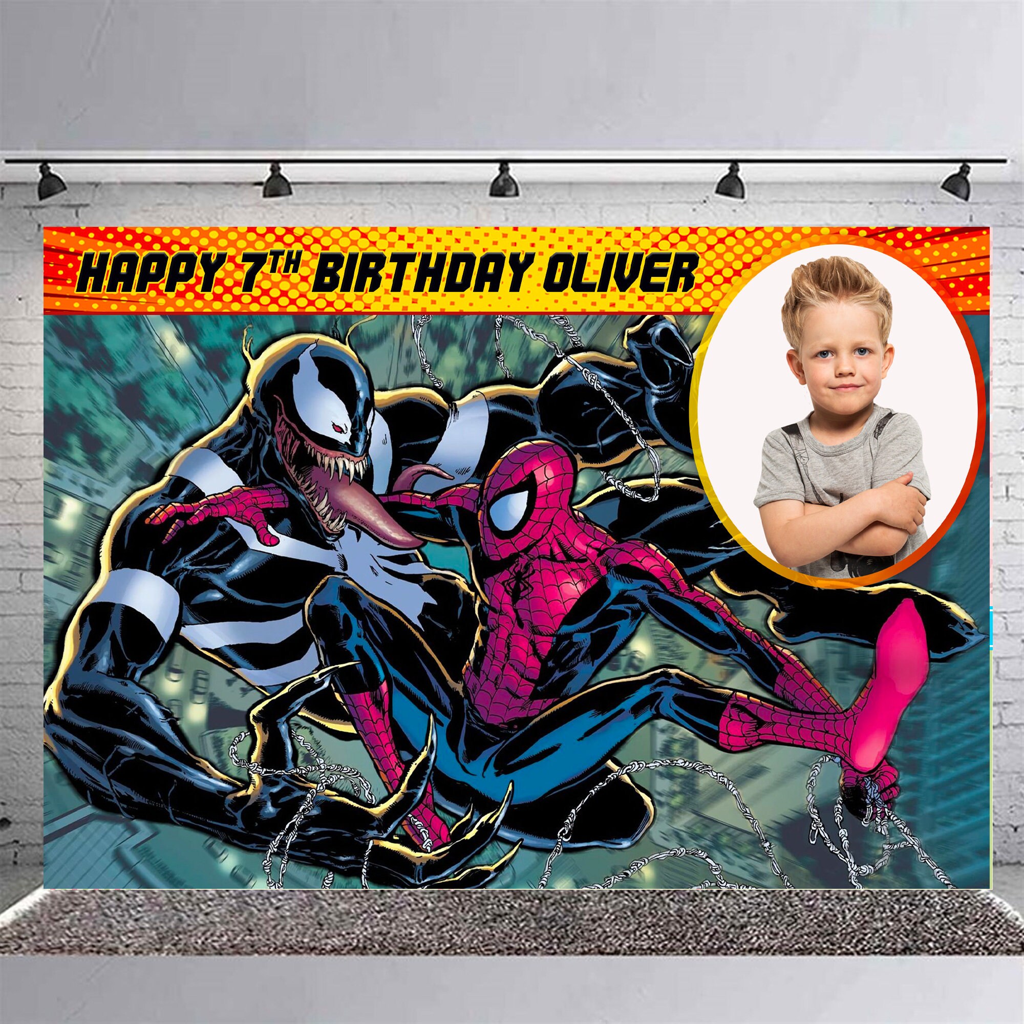 Digital File ONLY Spiderman Venom PHOTO Personalised - Etsy