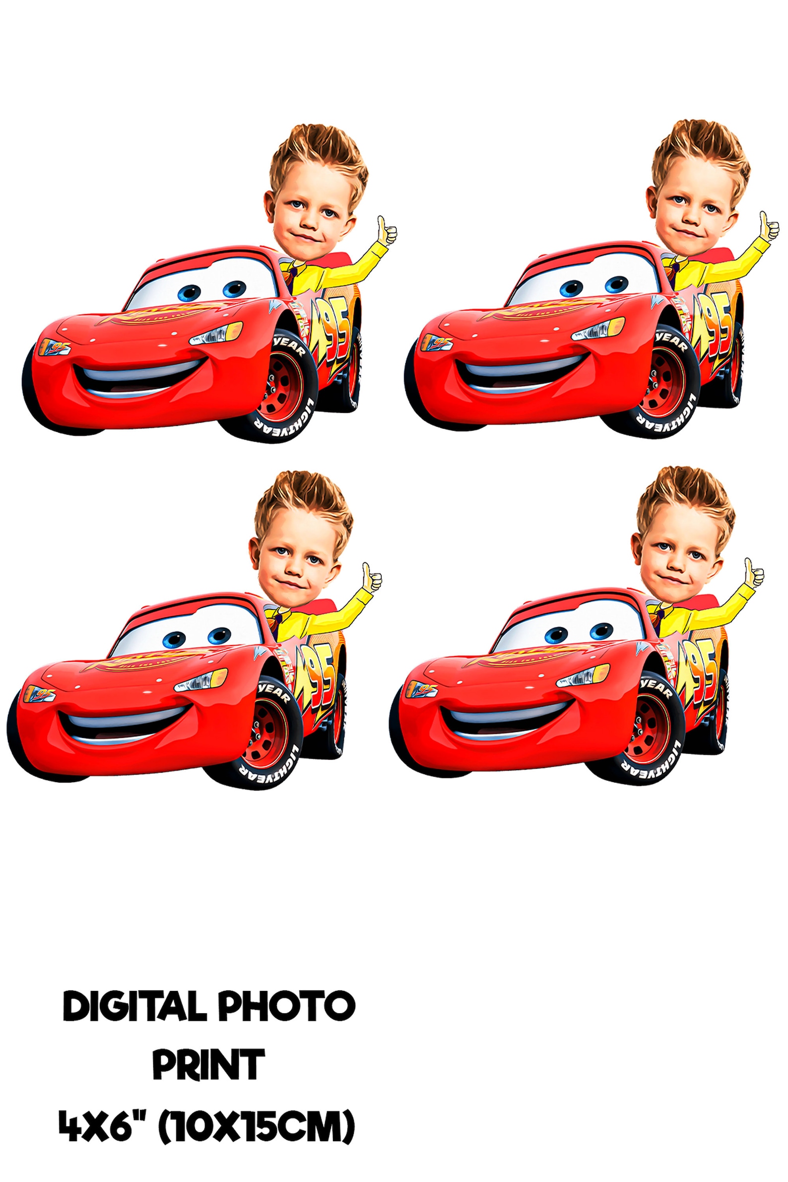 Printable Cars Custom Photo Cupcake Topper Personalised Cars - Etsy