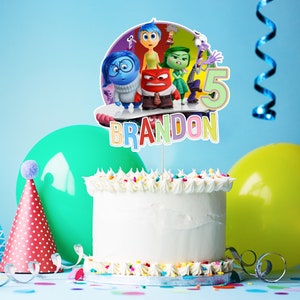 Printable Inside Out 2 Cake Topper, Inside Out 2 Birthday Cake Topper ...