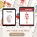 300+ Anatomy Stickers Bundle, Anatomy Organ Images, Goodnotes Stickers ...