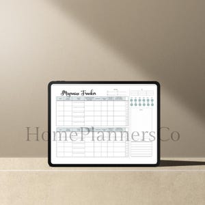 Migraine Tracker, Printable Headache Journal, Headache Tracker, Chronic Migraine Chart, Chronic Migraine Journal, Chronic Illness Chart image 6
