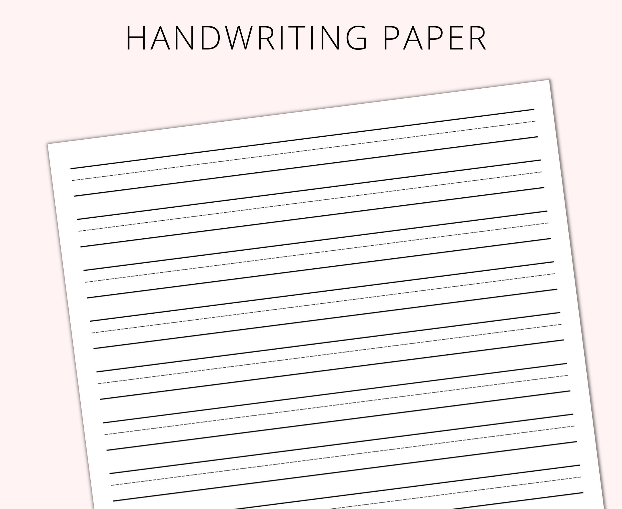 Practical Written Paper Practice Writing Paper | Handwriting Paper | Handwriting Sheet ...