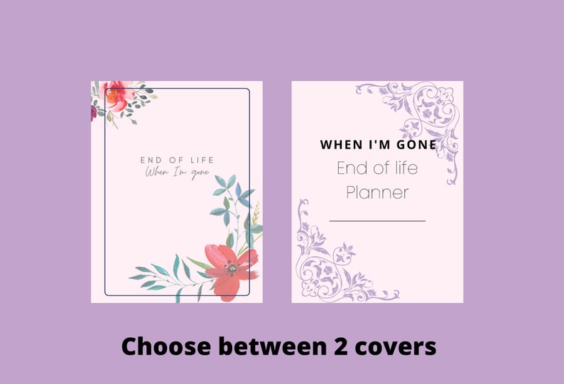 Final Wishes Planner Printable