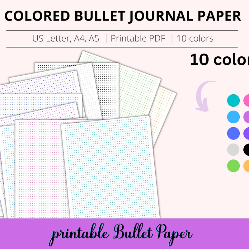 Dot Grid Printable - Etsy